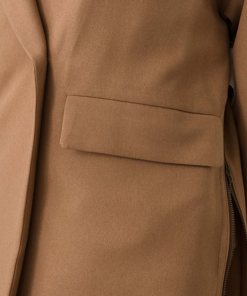 La SRIC（ラスリック）の「La SRIC サイドベルト付ジャケット（テーラードジャケット・レディース・ブラック/キャメル・FREE）」の19枚目の写真