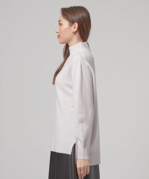 closet story(クローゼットストーリー)の「<closet story(クローゼットストーリー)>イージー オフタートルネック ニット(ニット/セーター・レディース・ライトグレー/ライトブルー/ブラック・FREE)」の15枚目の写真