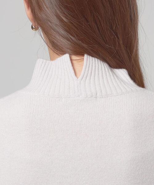 closet story(クローゼットストーリー)の「<closet story(クローゼットストーリー)>イージー オフタートルネック ニット(ニット/セーター・レディース・ライトグレー/ライトブルー/ブラック・FREE)」の9枚目の写真