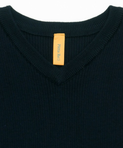 Pitta Re:)（ピッタリ）の「Vネックニットベスト（ベスト・メンズ・チャコールグレー/ネイビー・LL/S/M/L）」の13枚目の写真