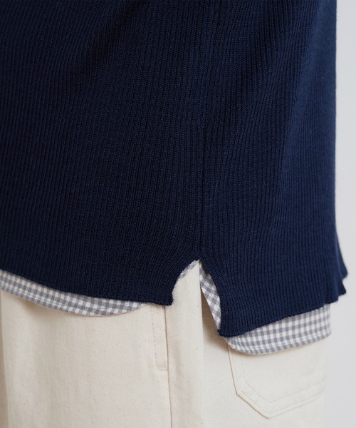 Pitta Re:)（ピッタリ）の「Vネックニットベスト（ベスト・メンズ・チャコールグレー/ネイビー・LL/S/M/L）」の21枚目の写真