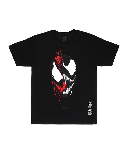 BAIT（ベイト）の「【2109_MRV】VENOM VS CARNAGE FACEOFF TEE 216-MRV-TEE-007（Tシャツ/カットソー・メンズ・ホワイト/ブラック・MEDIUM/LARGE/X-LARGE/XX-LARGE）」の11枚目の写真