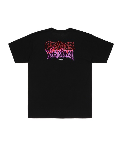 BAIT（ベイト）の「【2109_MRV】VENOM VS CARNAGE FACEOFF TEE 216-MRV-TEE-007（Tシャツ/カットソー・メンズ・ホワイト/ブラック・MEDIUM/LARGE/X-LARGE/XX-LARGE）」の6枚目の写真