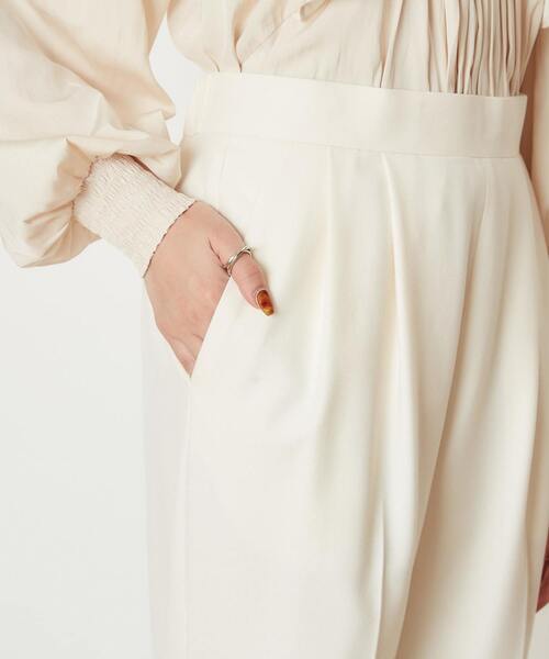 Tiara(ティアラ)の「イージーウォームジョグパンツ(その他パンツ・レディース・アイボリー/キャメル/ブラック/ライトベージュ/ブラック系その他・M/L/S)」の7枚目の写真