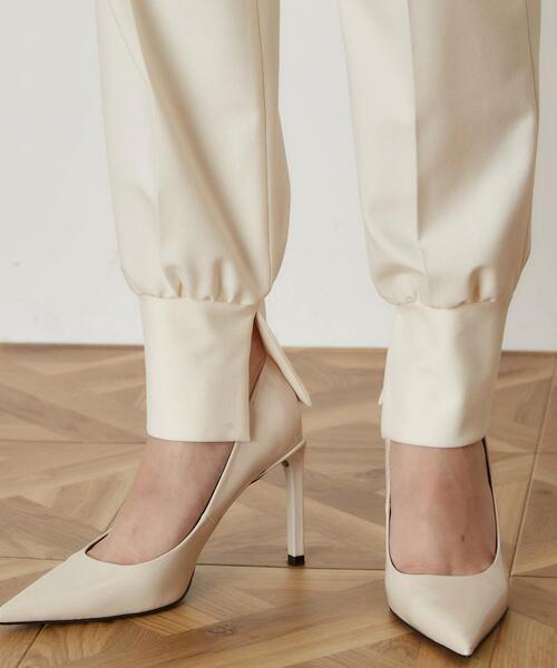 Tiara(ティアラ)の「イージーウォームジョグパンツ(その他パンツ・レディース・アイボリー/キャメル/ブラック/ライトベージュ/ブラック系その他・M/L/S)」の13枚目の写真