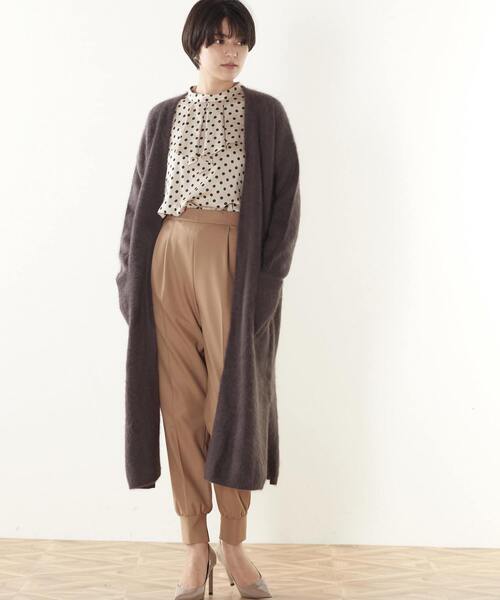 Tiara(ティアラ)の「イージーウォームジョグパンツ(その他パンツ・レディース・アイボリー/キャメル/ブラック/ライトベージュ/ブラック系その他・M/L/S)」の15枚目の写真