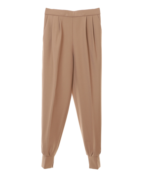 Tiara(ティアラ)の「イージーウォームジョグパンツ(その他パンツ・レディース・アイボリー/キャメル/ブラック/ライトベージュ/ブラック系その他・M/L/S)」の16枚目の写真