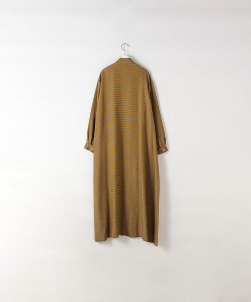 Steven Alan（スティーブンアラン）の「＜A PUPIL＞DOBBY STRIPE DRESS/ワンピース（シャツワンピース・レディース・ゴールド・S）」の9枚目の写真