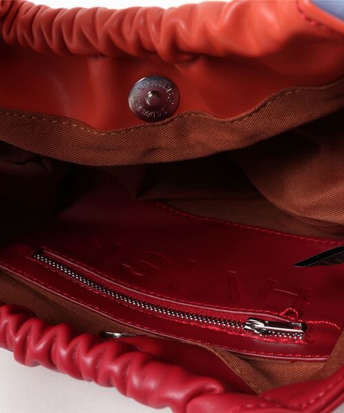 MADEMOISELLE ROPE'(マドモアゼル ロペ)の「【HVISK】JOLLY 2トーンハンドバッグ(ハンドバッグ・レディース・レッド・FREE)」の5枚目の写真