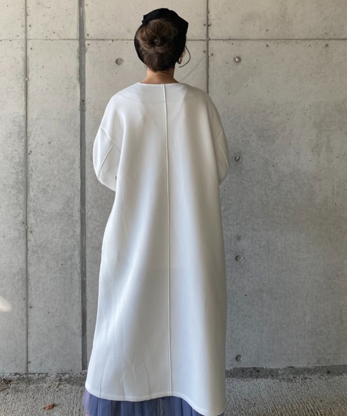 deux amour（ドゥーザムール）の「ボンディングコート（その他アウター・レディース・ホワイト/ブラック/カーキ系・MEDIUM）」の19枚目の写真