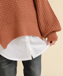 osharewalker | 『シャツ切り替え裏起毛インナーカットソー』(Tシャツ/カットソー)