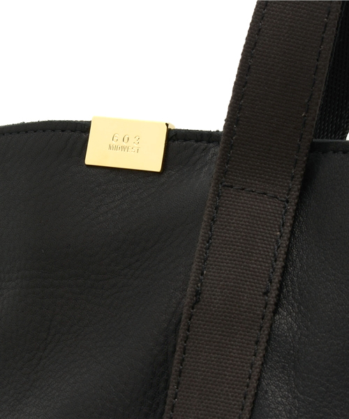 603（ロクマルサン）の「603 レザートートバック（トートバッグ・メンズ・ブラック・FREE）」の3枚目の写真