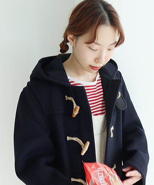 PAR ICI(パーリッシィ)の「【WEB限定カラー】別注 LONDON TRADITION ロングダッフルコート(ダッフルコート・レディース・ネイビー/ブラウン/カーキ・FREE)」の20枚目の写真