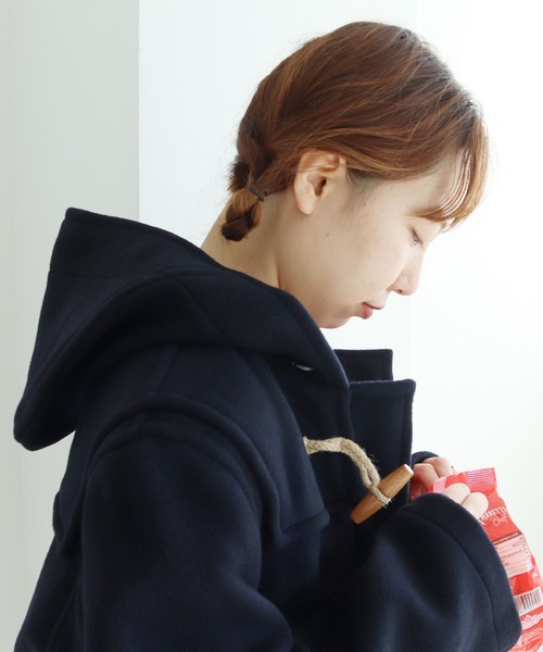 PAR ICI(パーリッシィ)の「【WEB限定カラー】別注 LONDON TRADITION ロングダッフルコート(ダッフルコート・レディース・ネイビー/ブラウン/カーキ・FREE)」の19枚目の写真