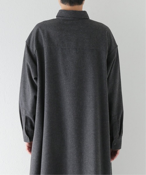 JOURNAL STANDARD relume(ジャーナルスタンダード レリューム)の「ウォッシャブルAラインシャツワンピース◆(ワンピース・レディース・ブラウン系その他/グレー・38/36)」の15枚目の写真