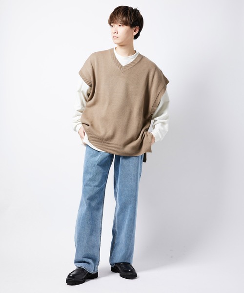 beeeden デニム METAL EYELET SEMI LOOSE DENIM – BEEDEN