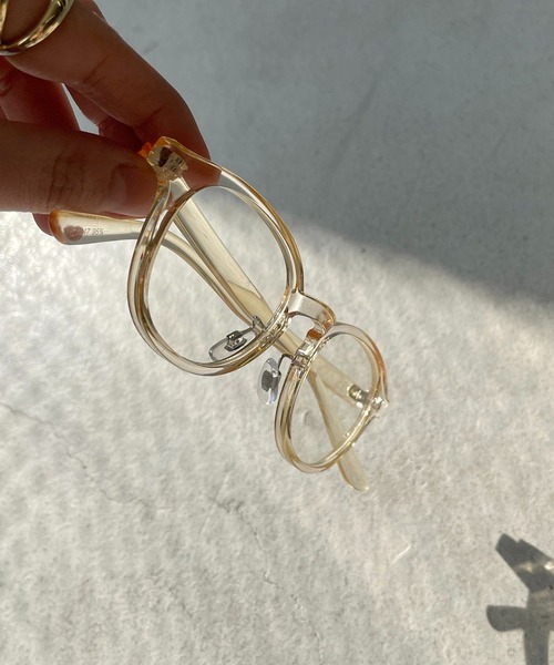 CANAL JEAN（キャナルジーン）の「Dume(デューム) クリアレンズダテメガネ（メガネ・レディース・ブラック/ブラウン/シャンパン・ONE SIZE）」の10枚目の写真