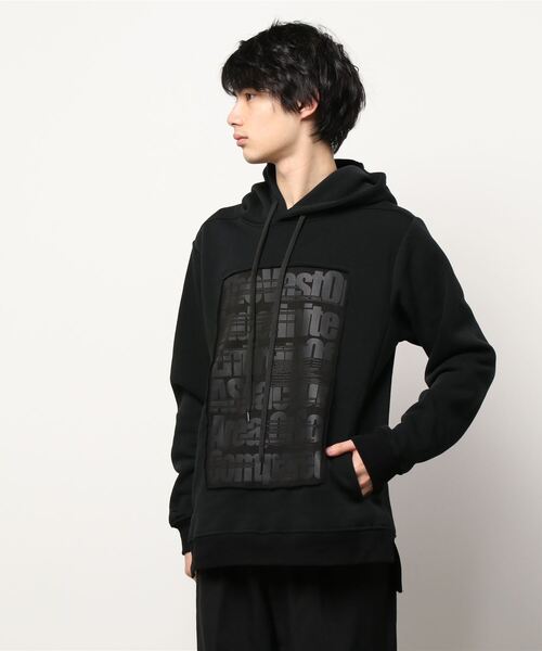 SHELLAC（シェラック）の「シェラック/SHELLAC フェイクスエードボンディング プルパーカー（パーカー・メンズ・ブラック・MEDIUM/LARGE）」の4枚目の写真