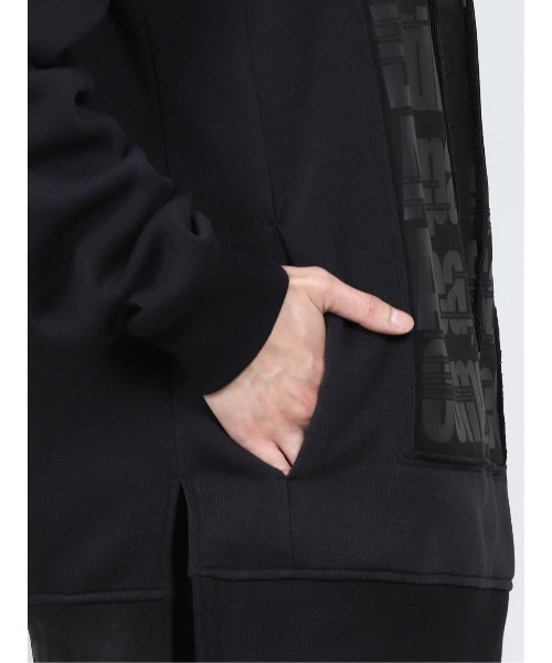 SHELLAC（シェラック）の「シェラック/SHELLAC フェイクスエードボンディング プルパーカー（パーカー・メンズ・ブラック・MEDIUM/LARGE）」の3枚目の写真