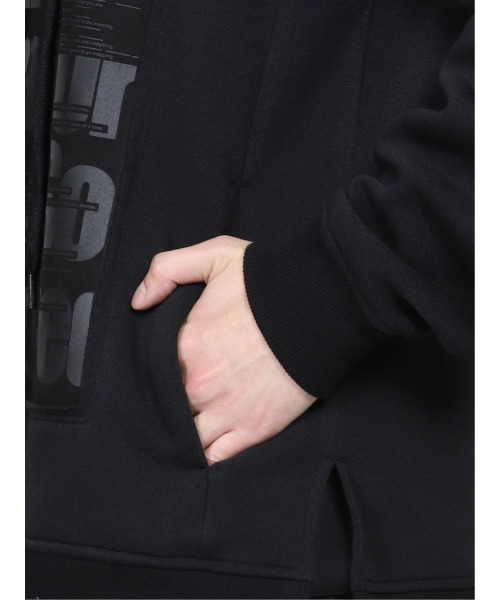 SHELLAC（シェラック）の「シェラック/SHELLAC フェイクスエードボンディング プルパーカー（パーカー・メンズ・ブラック・MEDIUM/LARGE）」の8枚目の写真