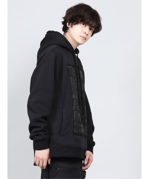 SHELLAC（シェラック）の「シェラック/SHELLAC フェイクスエードボンディング プルパーカー（パーカー・メンズ・ブラック・MEDIUM/LARGE）」の6枚目の写真