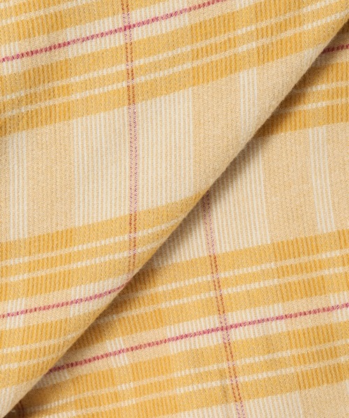JOURNAL STANDARD relume(ジャーナルスタンダード レリューム)の「AMERICAN オーバーサイズ フランネルチェックシャツ(シャツ/ブラウス・メンズ・ベージュ/レッド/ピンク/イエロー/ベージュ系その他/ベージュ系その他2・SMALL/MEDIUM/LARGE)」の19枚目の写真