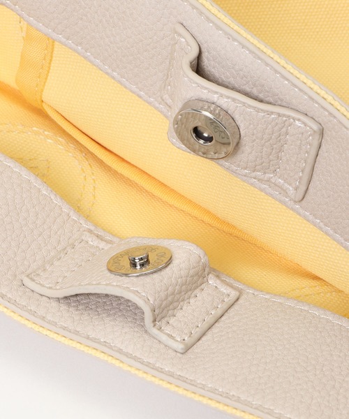 ikka(イッカ)の「キャンバススカーフ付きトートBAG(トートバッグ・レディース・ブラック/オフホワイト/イエロー・FREE)」の17枚目の写真