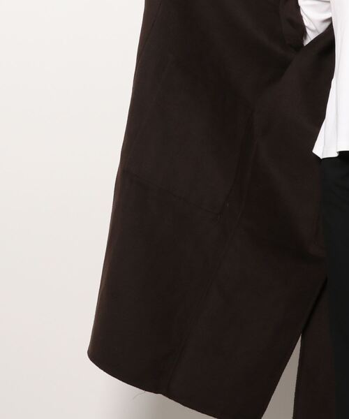 SHENERY（シーナリー）の「ビーバーダブルフェイスステンカラーコート（ステンカラーコート・レディース・ブラウン/グレー・M）」の20枚目の写真