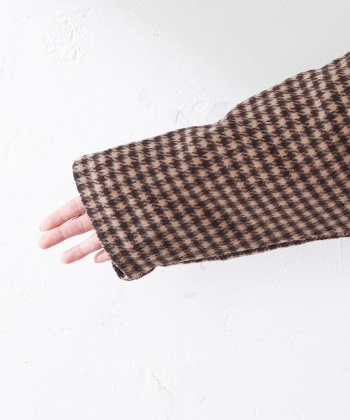 SHENERY（シーナリー）の「ビーバーダブルフェイスステンカラーコート（ステンカラーコート・レディース・ブラウン/グレー・M）」の4枚目の写真