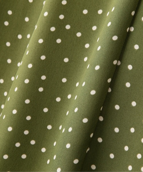 N.(N. Natural Beauty Basic)(エヌエヌナチュラルビューティーベーシック)の「◆ドットフリルワンピース(ワンピース・レディース・ブラック系その他/グリーン系その他・MEDIUM)」の18枚目の写真