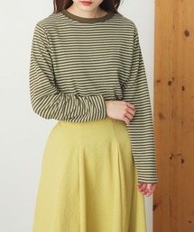 SENSE OF PLACE by URBAN RESEARCH | クルーネックボーダーリンガーTシャツ(Tシャツ/カットソー)