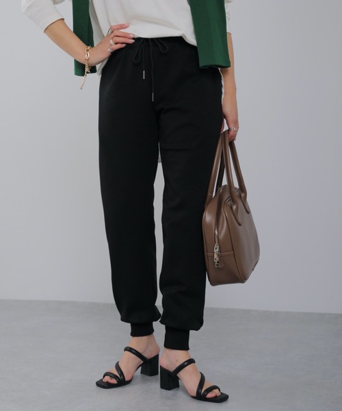 ap retro（アプレトロ）の「【ap retro】リラックスポンチジョガーパンツ　/ジョグパンツ（スウェットパンツ・レディース・ブラック/グレイッシュベージュ/ブラック系その他/ベージュ系その他/ホワイト系その他/アイボリー・FREE）」の19枚目の写真