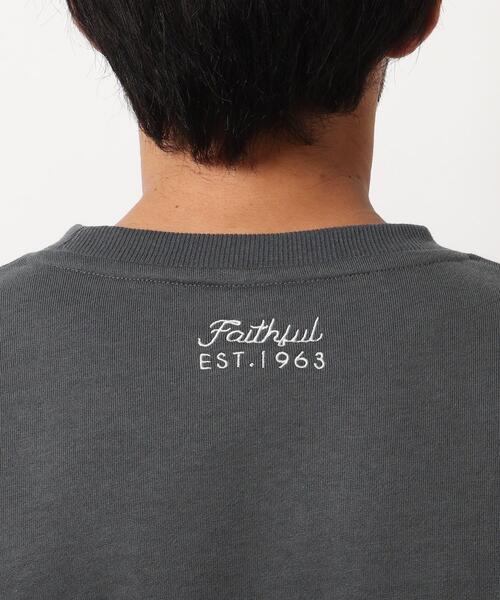 BASECONTROL（ベースコントロール）の「◆ビンテージ風 ドッグ刺繍 クルーネックスウェット トレーナー（スウェット・メンズ・ブラック/アイボリー/ブルー系5・02/03/04）」の9枚目の写真