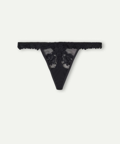 セール】Pretty Flowers レース Tバック（ショーツ）｜Intimissimi