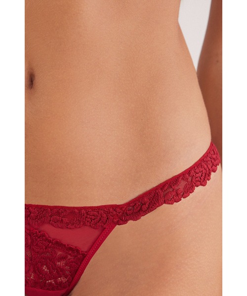intimissimi ブラ　ショーツ Tバック Cool Elegance セール】レース ブラジリアン（ショーツ）｜Intimissimi（インティミッ