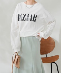 DouDou | 前後2WAY BAZAARロゴスウェット(Tシャツ/カットソー)