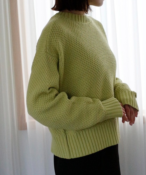 CIENA(シエナ)の「カノコ2wayカーディガン(カーディガン/ボレロ・レディース・ブラック/オフホワイト/グリーン/ラベンダー・FREE)」の13枚目の写真