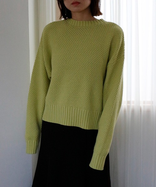 CIENA(シエナ)の「カノコ2wayカーディガン(カーディガン/ボレロ・レディース・ブラック/オフホワイト/グリーン/ラベンダー・FREE)」の11枚目の写真