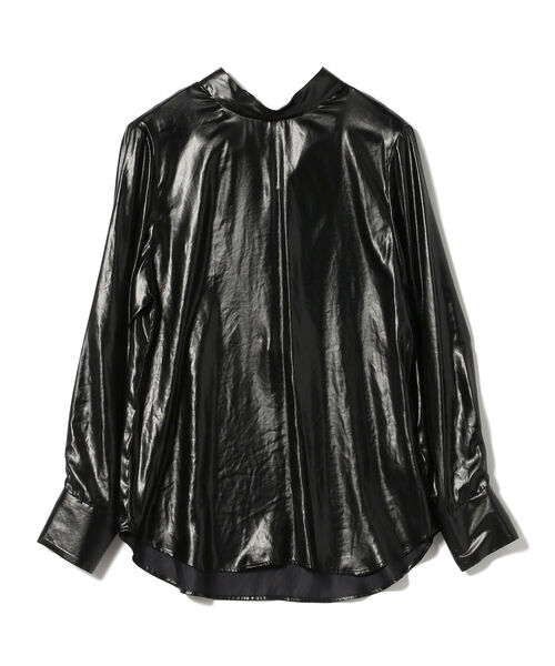 BEAMS LIGHTS（ビームスライツ）の「BEAMS LIGHTS / チンツ加工 バックリボン ブラウス（シャツ/ブラウス・レディース・ブラック/ブラウン・ONE SIZE）」の18枚目の写真