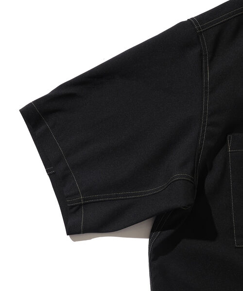 BEAMS LIGHTS(ビームスライツ)の「BEAMS LIGHTS / カラーステッチ 半袖 シャツ(シャツ/ブラウス・メンズ・ライトブルー/ブラック/ベージュ・SMALL/MEDIUM/LARGE)」の7枚目の写真