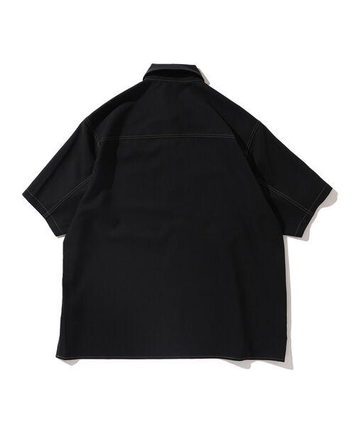 BEAMS LIGHTS(ビームスライツ)の「BEAMS LIGHTS / カラーステッチ 半袖 シャツ(シャツ/ブラウス・メンズ・ライトブルー/ブラック/ベージュ・SMALL/MEDIUM/LARGE)」の11枚目の写真