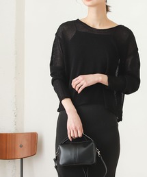 SENSE OF PLACE by URBAN RESEARCH | シアーショートセーター(ニット/セーター)