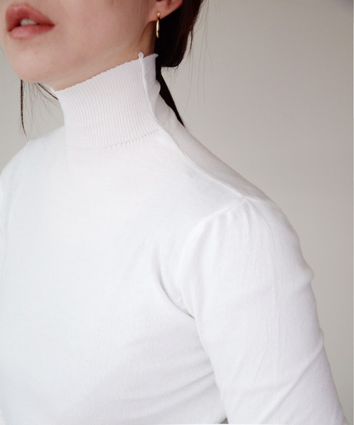 ibeul_（イベール）の「モヘアタッチミニハイネックニット（ニット/セーター・レディース・ブラウン/レッド/ブラック/ホワイト・FREE）」の15枚目の写真