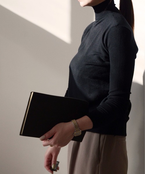 ibeul_（イベール）の「モヘアタッチミニハイネックニット（ニット/セーター・レディース・ブラウン/レッド/ブラック/ホワイト・FREE）」の17枚目の写真