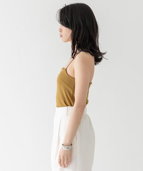CITEN（シテン）の「＜CITEN（シテン）＞スクエアネック カップインキャミソール（キャミソール・レディース・オフホワイト/マスタード/ブラック・FREE）」の11枚目の写真