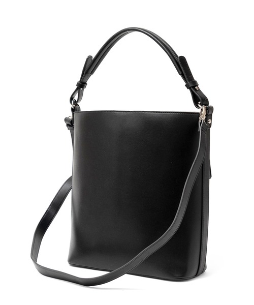 VitaFelice（ヴィータフェリーチェ）の「ワンハンドル2wayトートバッグ バケットバッグ（トートバッグ・レディース・ブラウン/ブラック/ベージュ系その他/ブルー系その他/グレー/ワイン/ライトグレー/バーガンディー/チョコ/ネイビー/アイボリー・FREE）」の18枚目の写真