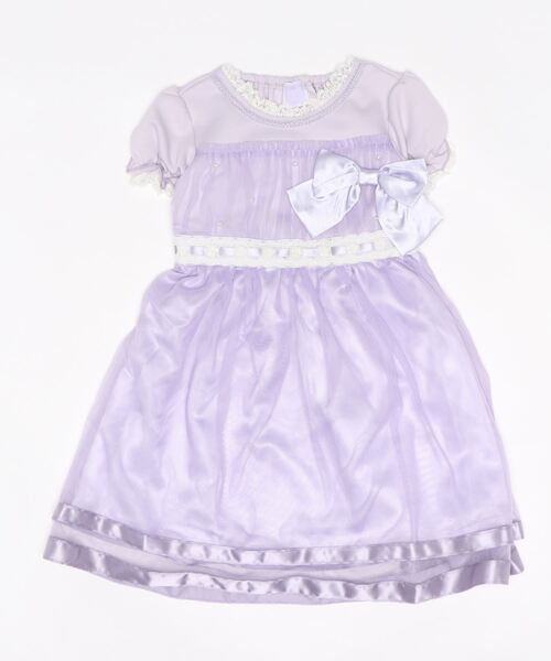 axes femme（アクシーズファム）の「チュール使いドレスＯＰ（ドレス・キッズ・ミント/ラベンダー・LARGE/MEDIUM/SMALL）」の2枚目の写真