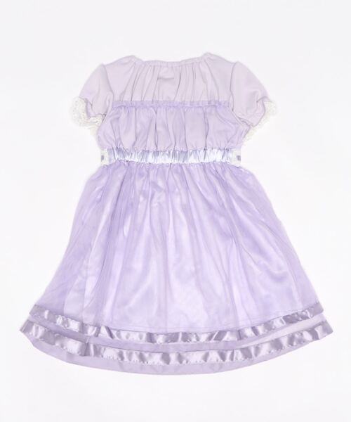 axes femme（アクシーズファム）の「チュール使いドレスＯＰ（ドレス・キッズ・ミント/ラベンダー・LARGE/MEDIUM/SMALL）」の4枚目の写真