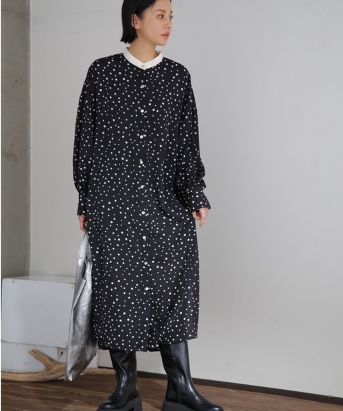 バンドカラーシャツワンピース ワンピース Rose Bud ローズバッド のファッション通販 Zozotown