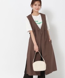 ノーカラーロングジレ 275310